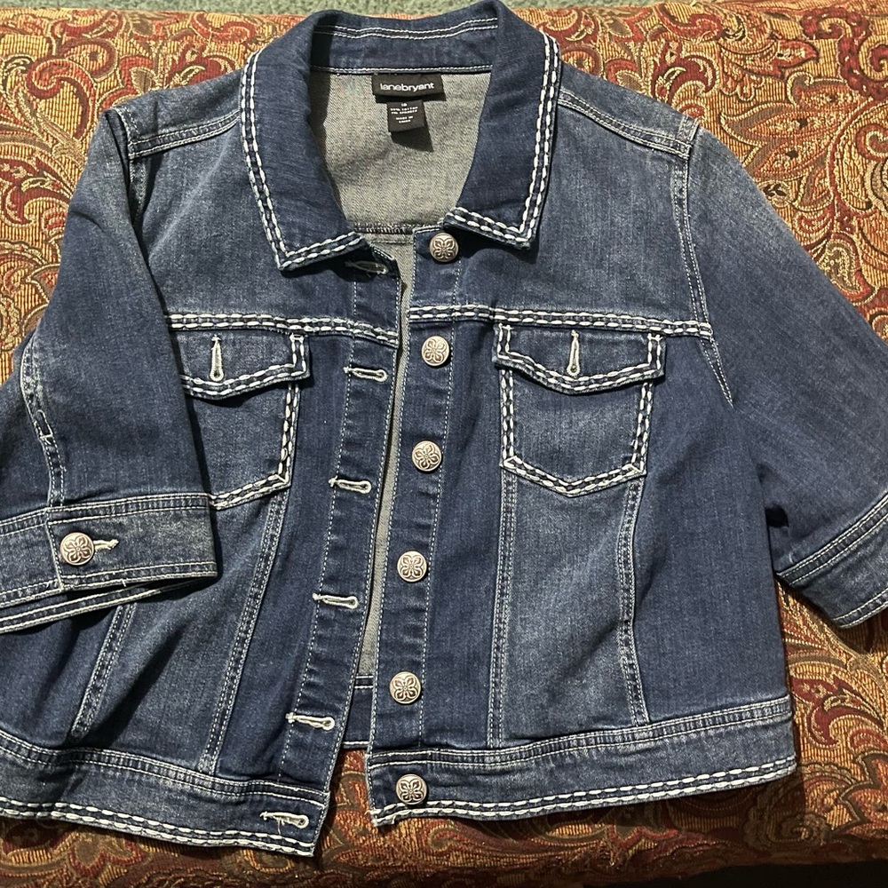 Lane Bryant Jean Jacket Size 16
